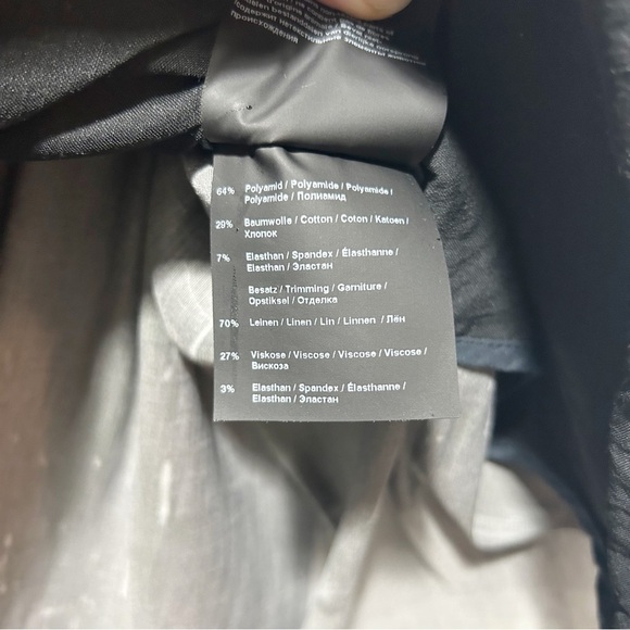 Annette Gortz Germany Dixi Jacket Size 42 Size Large Gray Color Check Minimalism - Picture 13 of 16